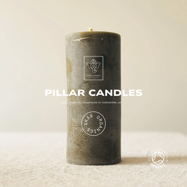 ORGANIC BEESWAX CANDLE - GREEN TEA