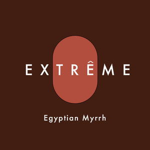 Sacred Elephant Egyptian Myrrh luxury label close-up